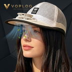 Voploo Sun-Tech: Gorra Deportiva con Ventilador Solar Integrado y Carga Dual 🧢☀️