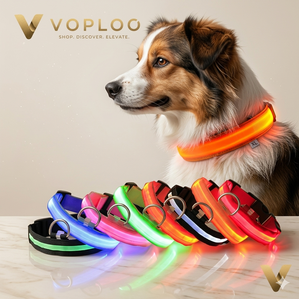 Correa LED de Seguridad: Paseos nocturnos brillantes y sin riesgos 🌟🐕