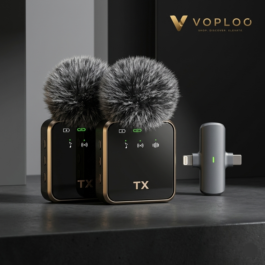 Micrófono Inalámbrico 3 en 1: Audio profesional para tus videos y directos 🎙️✨