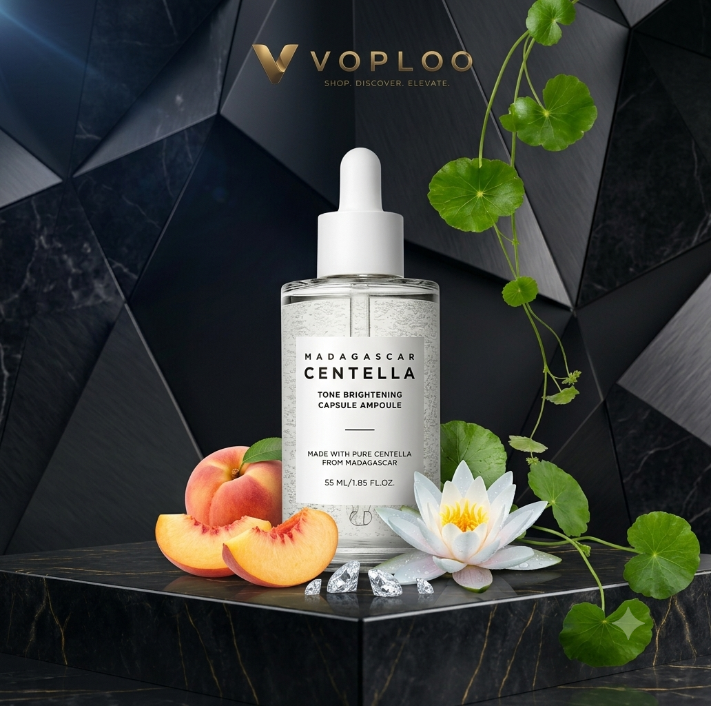 Ampolla Concentrada Perfeccionadora de Tono & Centella Asiática para Iluminar, Calmar y Reparar la Piel
