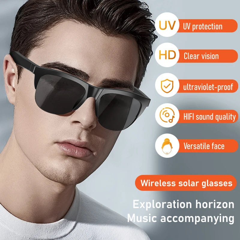 Gafas Inteligentes con Audio Bluetooth V5.3: El futuro del estilo y sonido en tus oídos 🕶️🎧