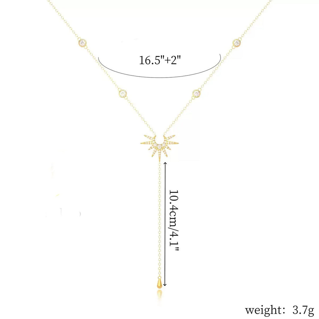 Collar Largo en Y de Acero Inoxidable - Voploo