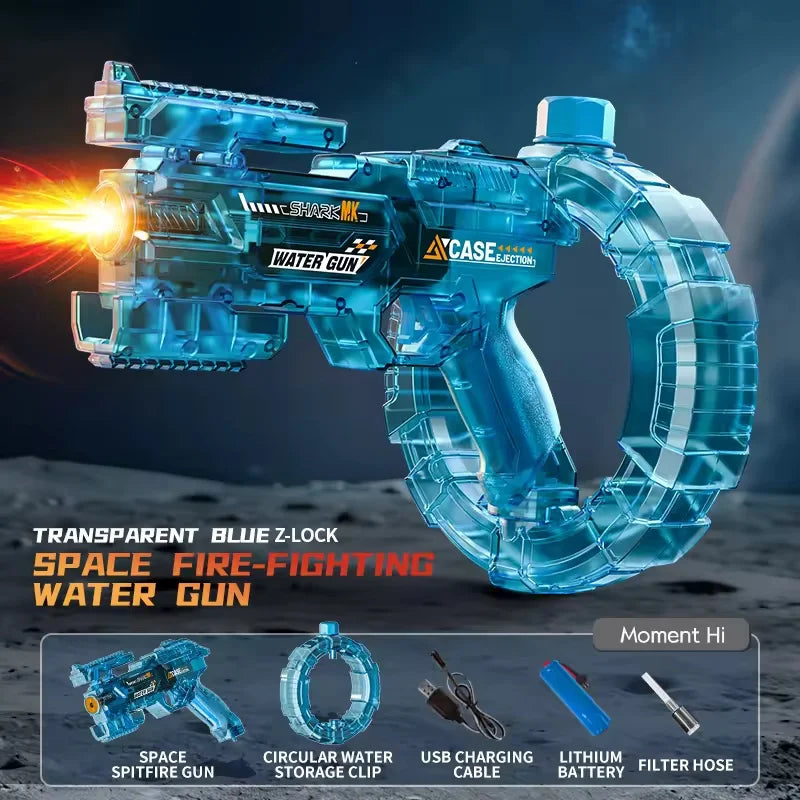Pistola de Agua Eléctrica Voploo: Potencia automática y diseño táctico de largo alcance 🔫✨ (Copia)
