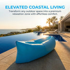 Voploo Air-Lounger: Sofá inflable portátil de alta resistencia para exterior 🛋️✨