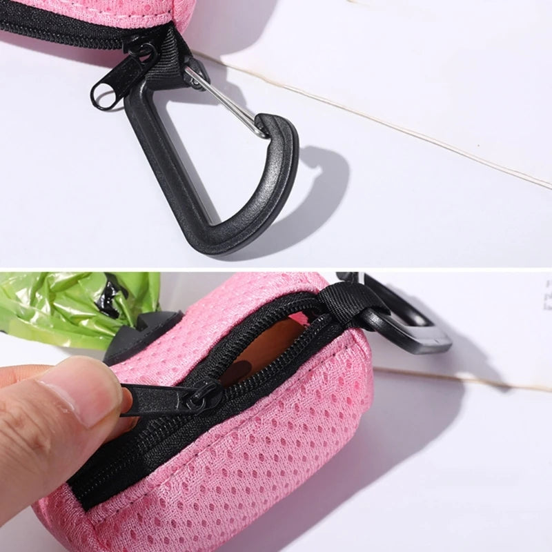 Dispensador portátil de bolsas para desechos de perro 🐾