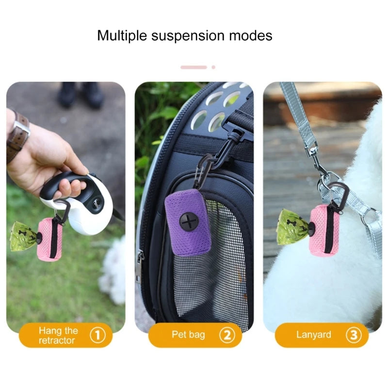 Dispensador portátil de bolsas para desechos de perro 🐾