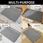 Alfombrilla de Baño Ultra-Absorbente Voploo Pebble