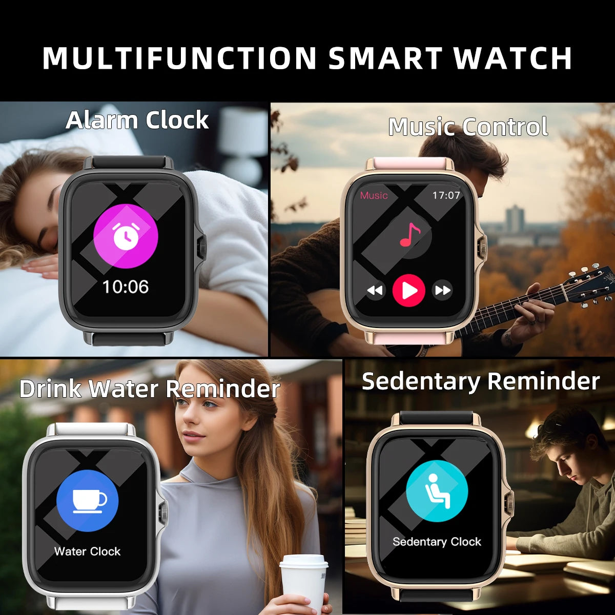 Smartwatch Urbano Voploo Chrono Sync 1.83" – Edición Llamadas y Salud