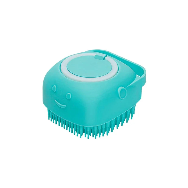 Cepillo de Baño con Dispensador: Spa profesional en casa para tu mascota 🛁✨
