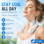Voploo Ventilador de cuello manos libres, portátil, sin aspas, 3 velocidades 🌪️📱