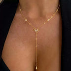 Collar Largo en Y de Acero Inoxidable - Voploo