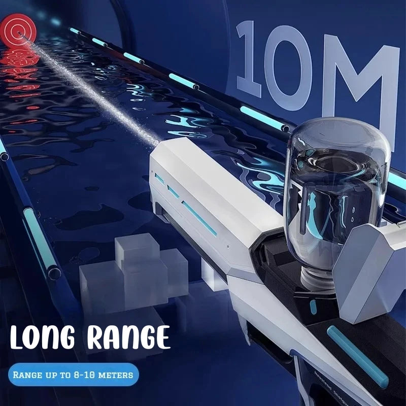 Pistola de Agua Eléctrica Voploo: Potencia automática y diseño táctico de largo alcance 🔫✨