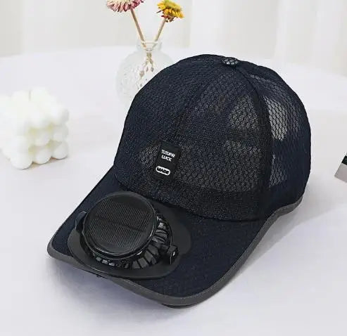 Voploo Sun-Tech: Gorra Deportiva con Ventilador Solar Integrado y Carga Dual 🧢☀️