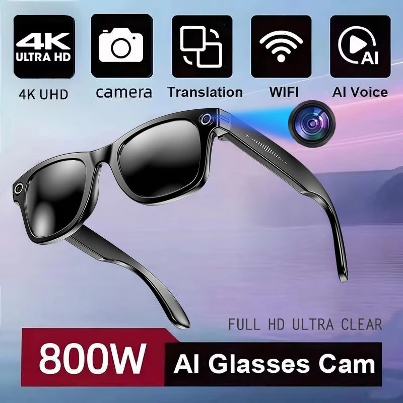 Gafas Inteligentes Voploo Vision AI – Smart Sunglasses con Cámara y IA
