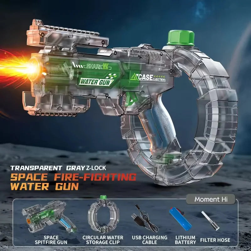 Pistola de Agua Eléctrica Voploo: Potencia automática y diseño táctico de largo alcance 🔫✨ (Copia)