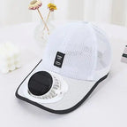 Voploo Sun-Tech: Gorra Deportiva con Ventilador Solar Integrado y Carga Dual 🧢☀️
