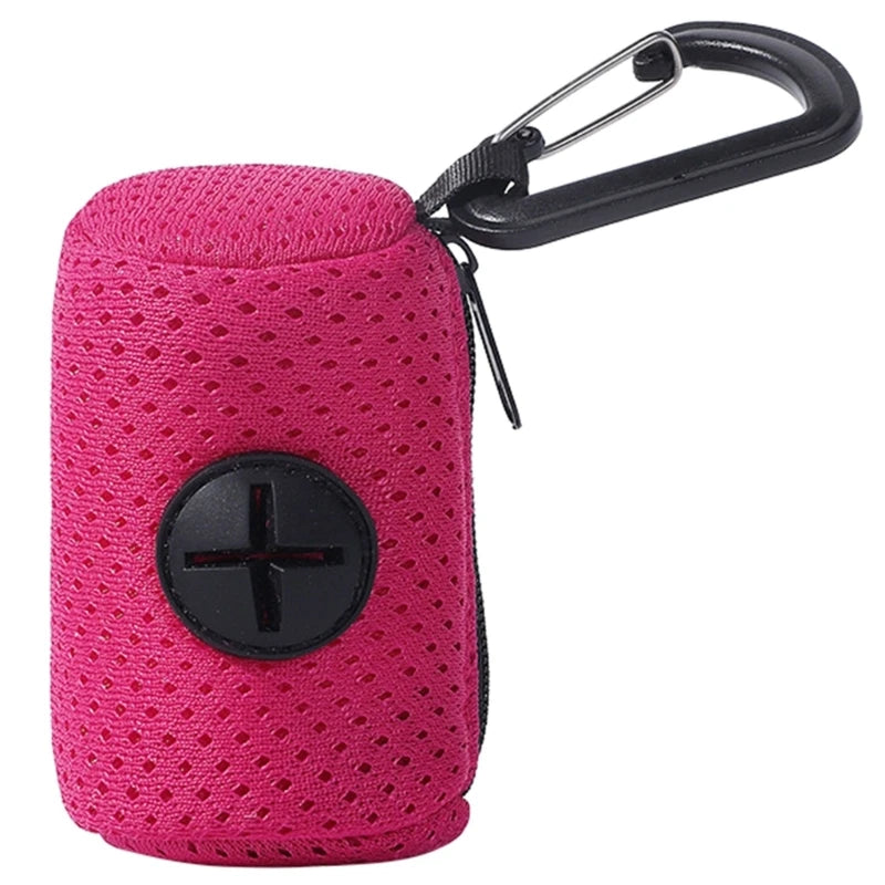 Dispensador portátil de bolsas para desechos de perro 🐾