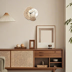 Reloj de Pared Moderno y Silencioso con Diseño de Luna ✨