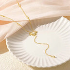 Collar Largo en Y de Acero Inoxidable - Voploo