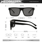 Pack de 4 Gafas de Sol Cuadradas "V-Classic Sport" – Patillas Estampadas y Protección UV400 | VOPLOO