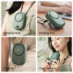Voploo Air-Flow Pro: Ventilador de Cuello Ergonómico con Tecnología de Iones Negativos 🌬️✨