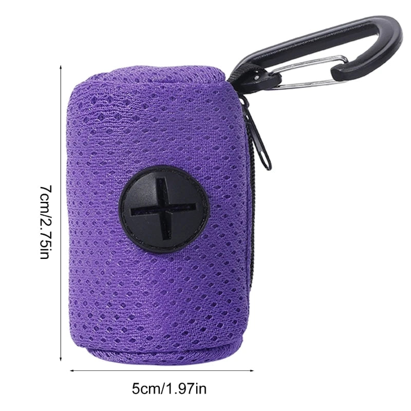 Dispensador portátil de bolsas para desechos de perro 🐾