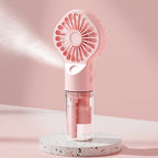 Voploo Mist-Tech: Ventilador de Mano con Nano-Nebulizador e Hidratación Dual 🌬️💦