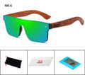 Dubery Wood-Tech: Gafas de Sol Polarizadas con Acabado en Madera Natural 🕶️🌲