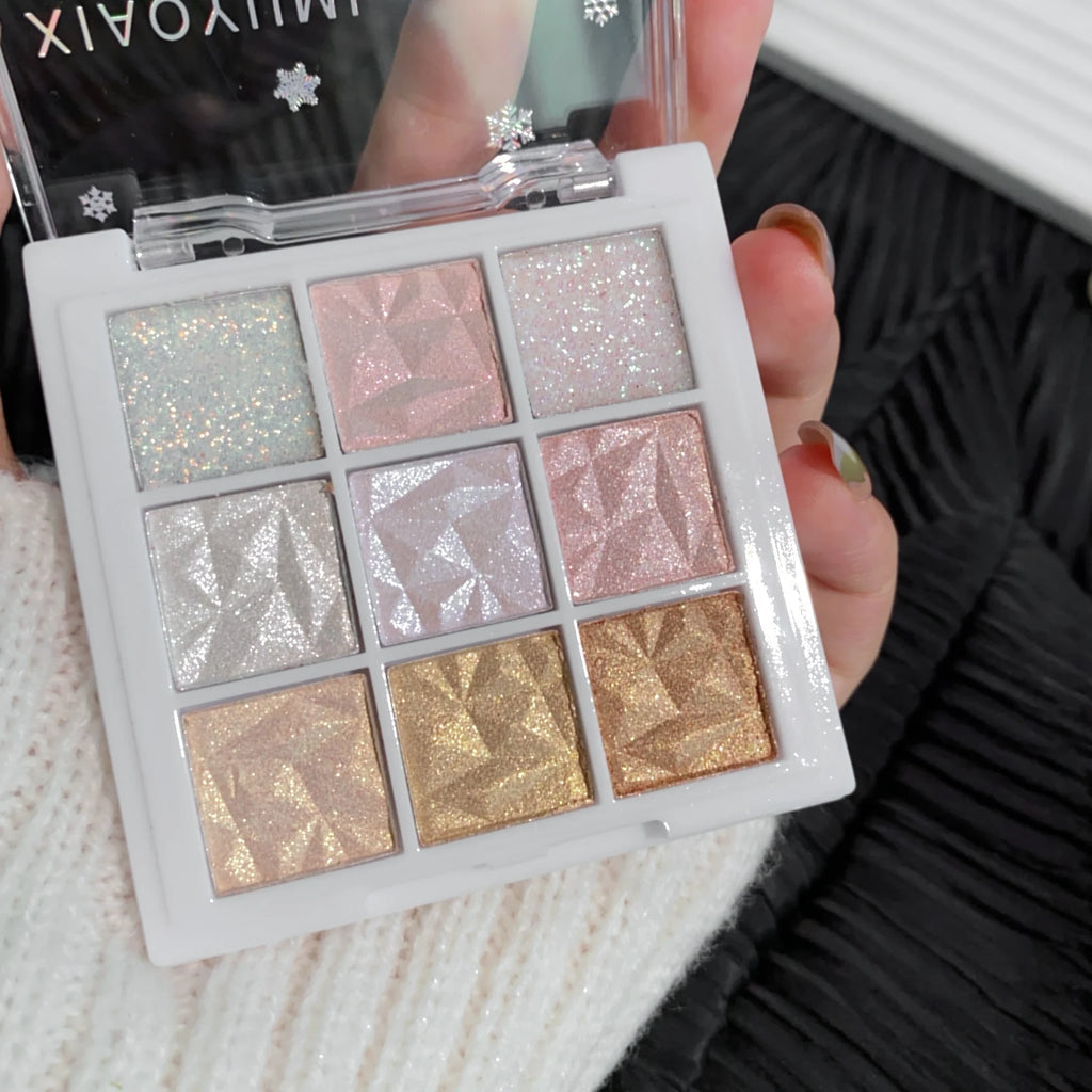 Paleta de Sombras e Iluminadores de 9 Colores - Voploo