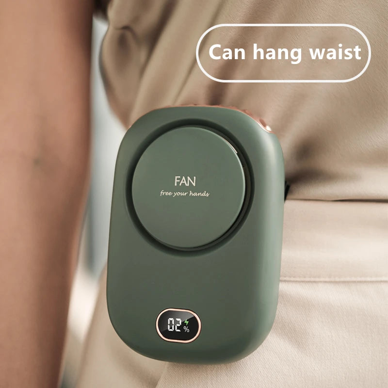 Voploo Air-Flow Pro: Ventilador de Cuello Ergonómico con Tecnología de Iones Negativos 🌬️✨