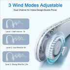 Voploo Ventilador de cuello manos libres, portátil, sin aspas, 3 velocidades 🌪️📱