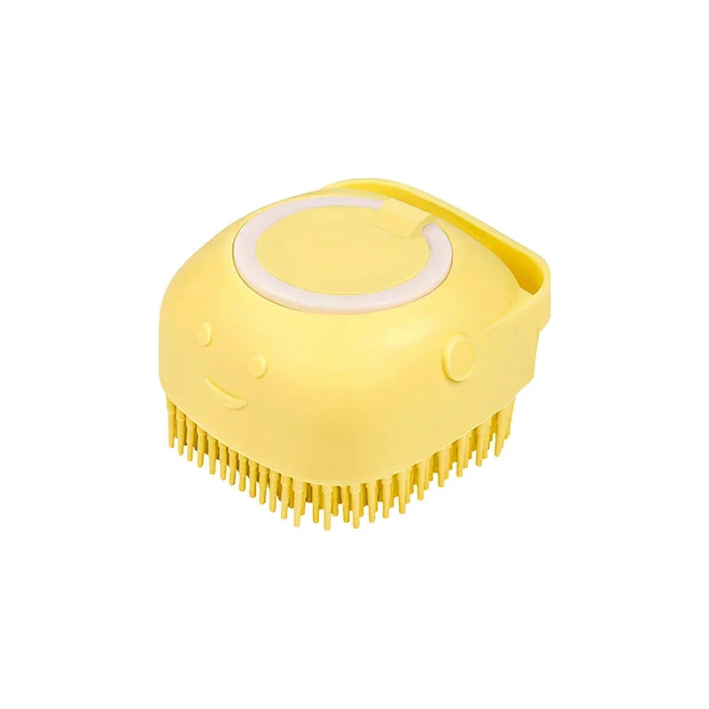 Cepillo de Baño con Dispensador: Spa profesional en casa para tu mascota 🛁✨