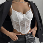 Corset de Encaje Estilo Francés con Varillas