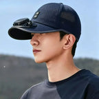 Voploo Sun-Tech: Gorra Deportiva con Ventilador Solar Integrado y Carga Dual 🧢☀️