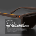 Gafas de Sol Cuadradas "Polarized V-Elite" – Protección UV400 y Estilo Deportivo | VOPLOO