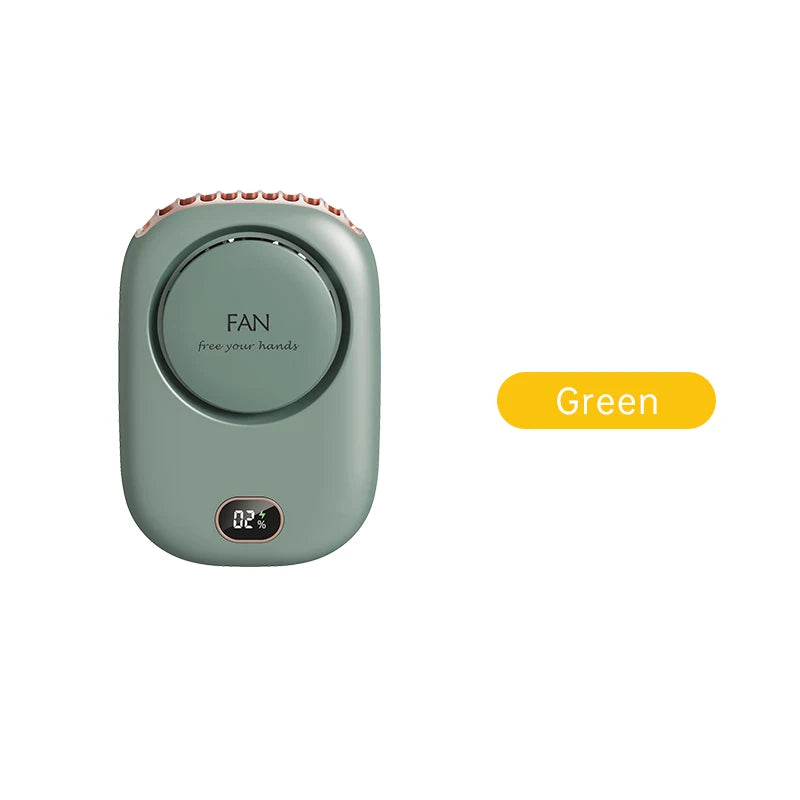 Voploo Air-Flow Pro: Ventilador de Cuello Ergonómico con Tecnología de Iones Negativos 🌬️✨