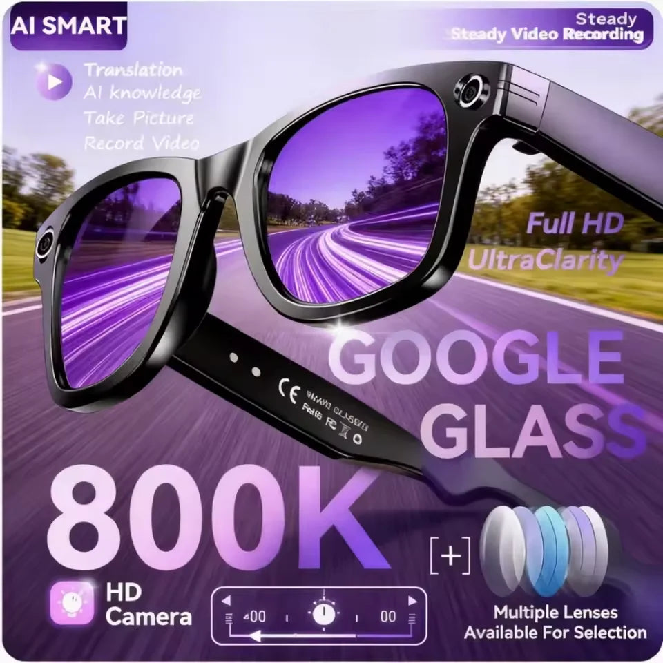 Gafas Inteligentes Voploo Vision AI – Smart Sunglasses con Cámara y IA
