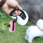 Dispensador portátil de bolsas para desechos de perro 🐾