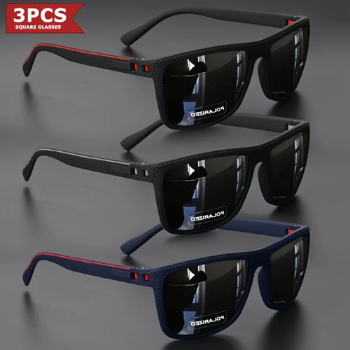 3 X 2 OFERTA Gafas de Sol Cuadradas "Polarized V-Elite" – Protección UV400 y Estilo Deportivo | VOPLOO (Copia)