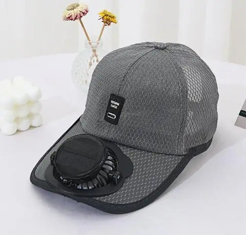 Voploo Sun-Tech: Gorra Deportiva con Ventilador Solar Integrado y Carga Dual 🧢☀️