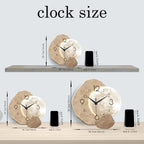 Reloj de Pared Moderno y Silencioso con Diseño de Luna ✨