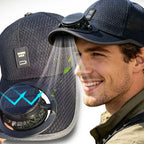 Voploo Sun-Tech: Gorra Deportiva con Ventilador Solar Integrado y Carga Dual 🧢☀️