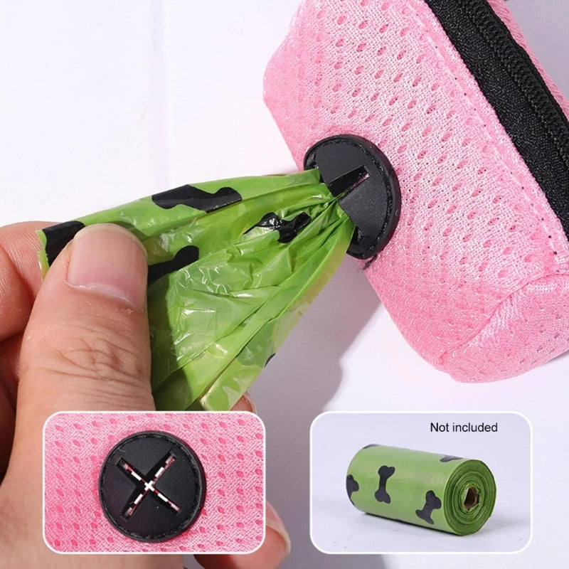Dispensador portátil de bolsas para desechos de perro 🐾
