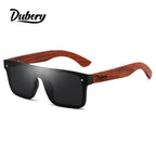 Dubery Wood-Tech: Gafas de Sol Polarizadas con Acabado en Madera Natural 🕶️🌲