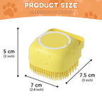 Cepillo de Baño con Dispensador: Spa profesional en casa para tu mascota 🛁✨