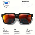 Set de 4 Gafas de Sol Cuadradas "V-Sport Luxury" – Protección UV400 y Diseño Geométrico | VOPLOO