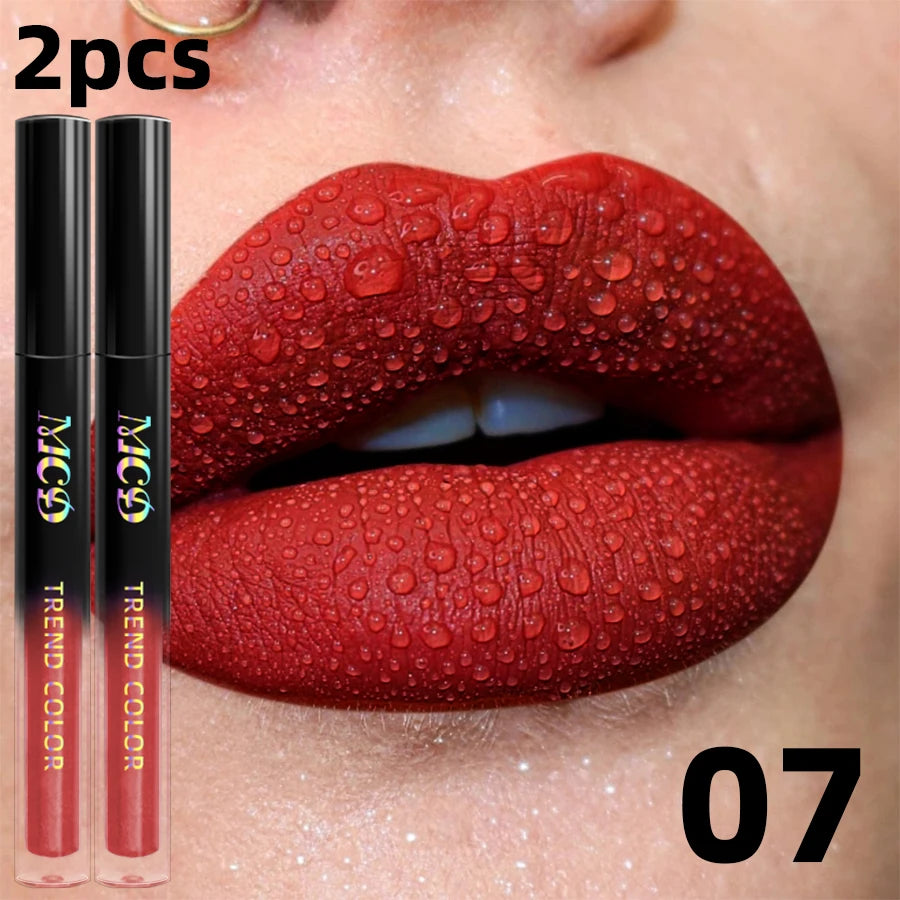 Labial Líquido Velvet Mate Permanente (19 Tonos) · Voploo