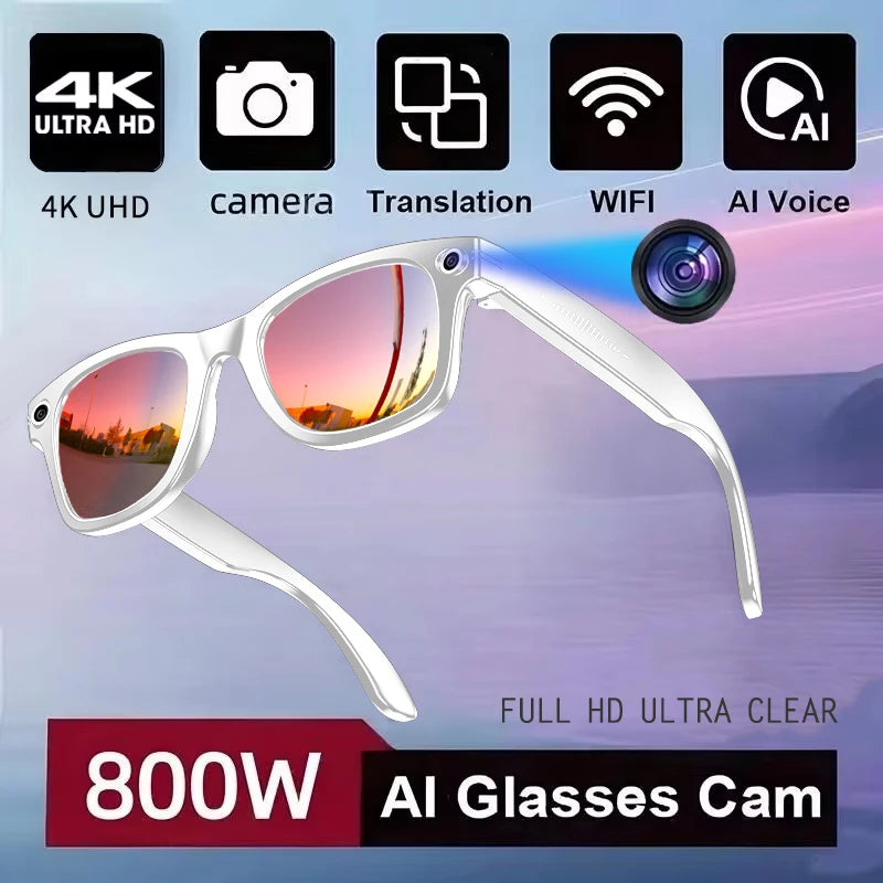 Gafas Inteligentes Voploo Vision AI – Smart Sunglasses con Cámara y IA
