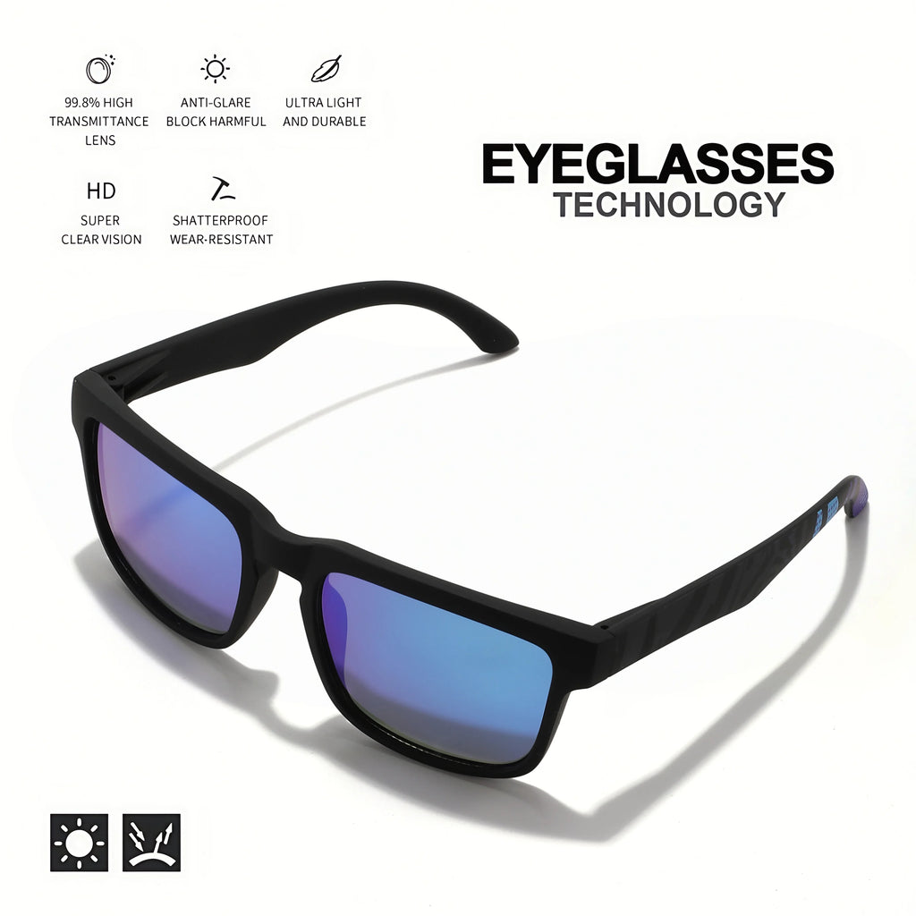 Set de 4 Gafas de Sol Cuadradas "V-Sport Luxury" – Protección UV400 y Diseño Geométrico | VOPLOO