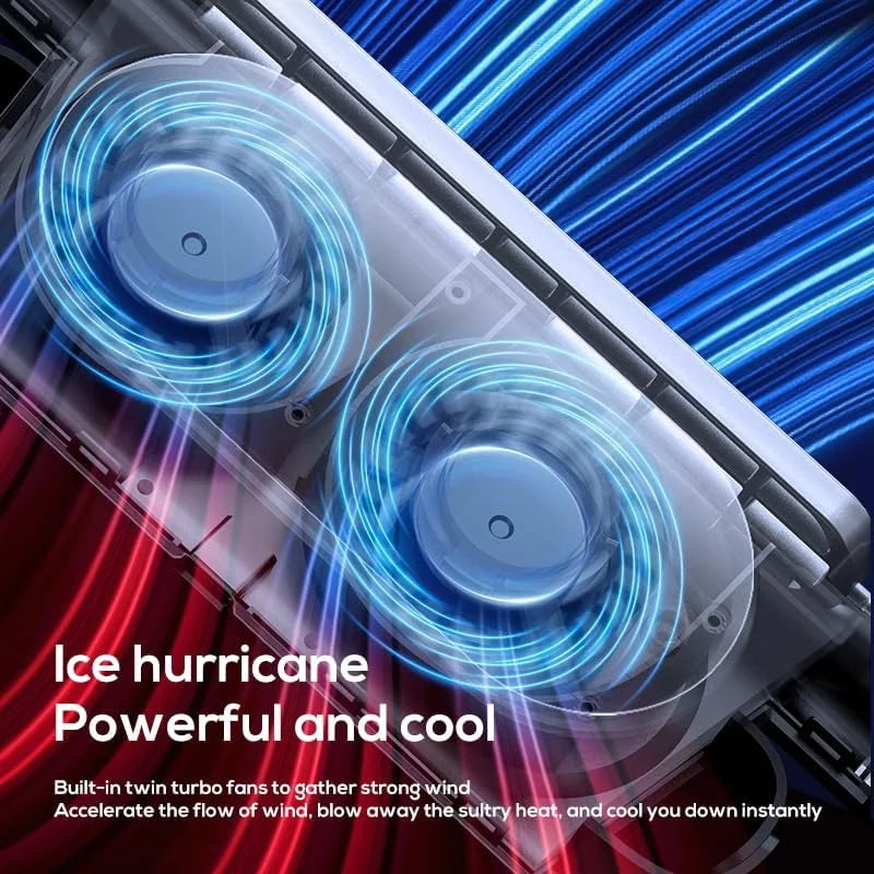 Voploo Auto-Cool: Ventilador de Asiento Dual-Turbina con Batería Recargable 🌬️🚗